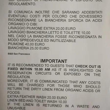 Bed & Breakfast San Francesco Centro